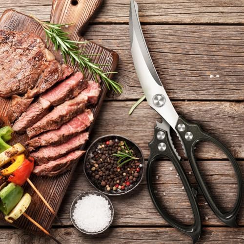 Heavy Duty Poultry Shears,Kitchen Shears Scissors for Meat Cutting