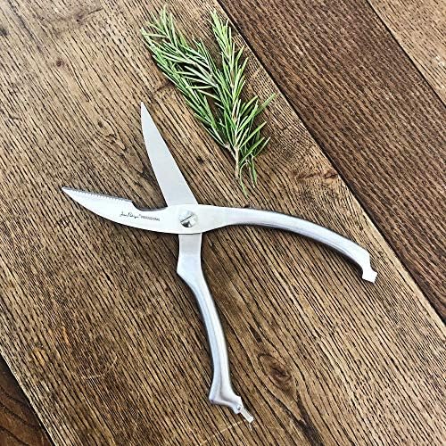 Jean-Patrique Professional Kitchen Shears for Poultry - Stainless Steel Sharp Scissors for Heavy Duty Kitchen Tasks - Dishwasher Safe & Comfortable Grip