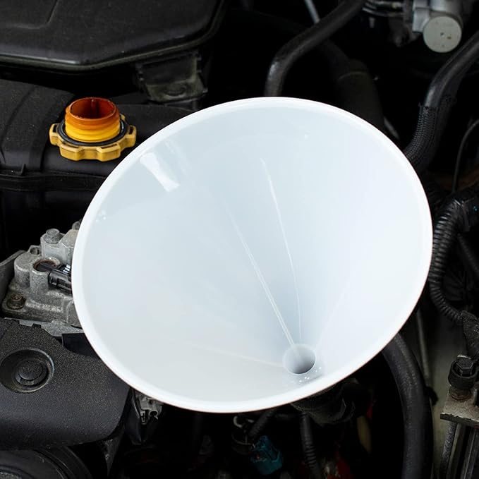 Hutzler Plastic Funnel, 64 oz, Natural (Pack of 2)
