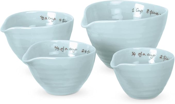 Portmeirion Sophie Conran Celadon Measuring Cups, Set of 4