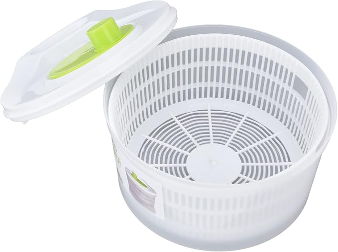 TOPINCN Multifunction Salad Drainer 3L with Bowl Vegetable Washer Dryer Drainer Strainer with Bowl MultiUse Lettuce Spinner for Cooking