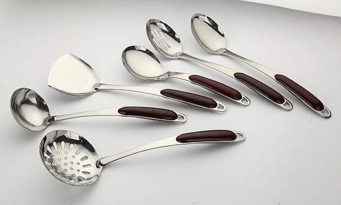 Uniware 13 Inch Stainless Steel Cooking Utensils (Basting Spoon)