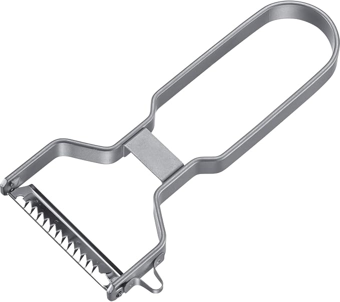 Westmark Julienne Peeler - Thin Vegetable Strips for Soup & Wok Perfection Cutting Made Easy, Sharp Blade for Right & Left Handed Users - Durable Stainless Steel