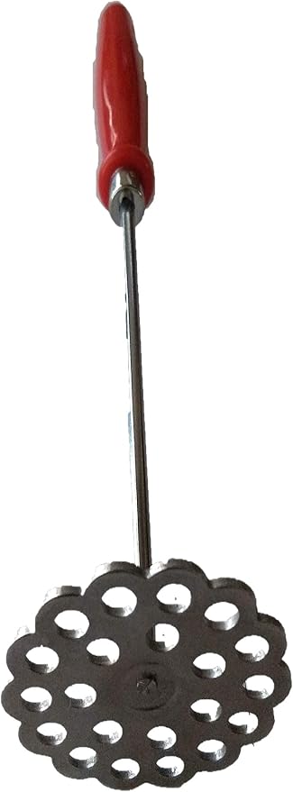 Stainless Steel Potato Masher & Bean Masher, Heavy-duty, Dishwasher Safe