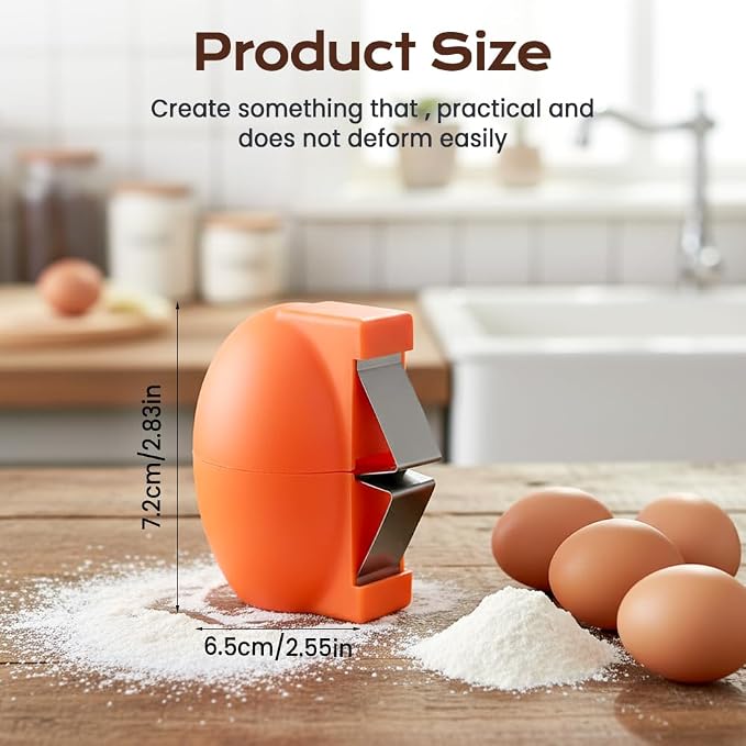 2026 New Egg Shell Opener, Stainless Steel Egg Cracker Tool, Multifunctional Eggs Separator for Raw and Hard Boiled Eggs Peeler Shell Remover, Kitchen Gadget (Mix-3pcs)