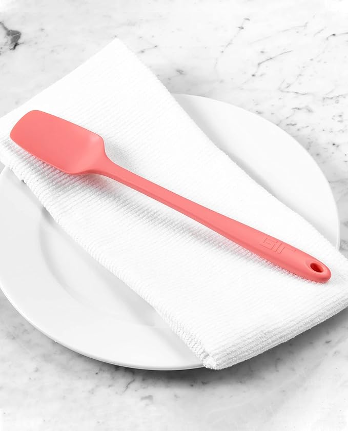 GIR: Get It Right Silicone Spatula Spoonula, Non-toxic Cooking Utensils for Nonstick Cookware, Cooking and Baking - Skinny- 11IN - Slate