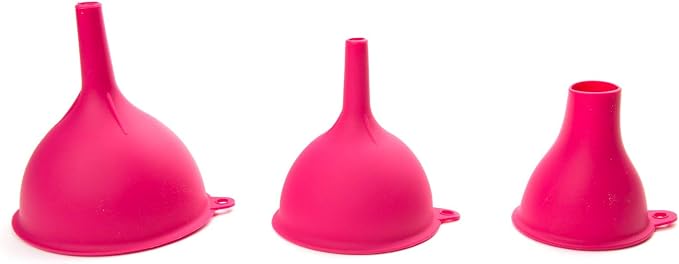 Farm to Table 5888 Canning Funnel Set, Silicone, 3-Piece