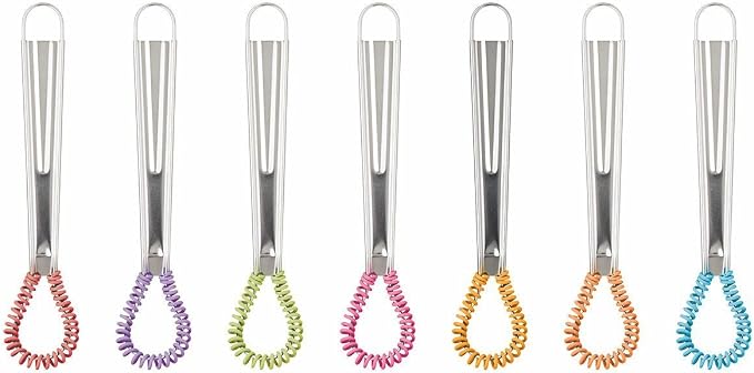 KitchenCraft Colourworks Magic Whisk, 21 cm - Red