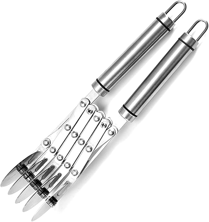 5 Wheel Pastry Cutter Expandable Adjustable Pizza Slicer Stainless Steel Dough Fudge Cutter Cookie Divider with Handle | Stainless Steel Dough Fudge Cutter Cookie Divider with Handle