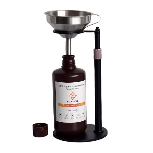 Funnel Stand Filter Holder,Height Adjustable ,Hand-Free for Easy Recycling 3D Printer Resin Photosensitive Resin or other Liquid like Water,Drink or Juice(Only Holder)