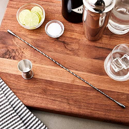Barfly Bar Spoon, 17 1/8" (43.5 Cm), Gun Metal Black