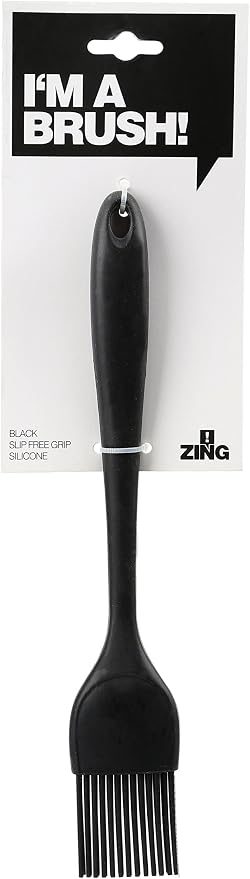 Premier Housewares Zing Silicone Pastry Brush - Black