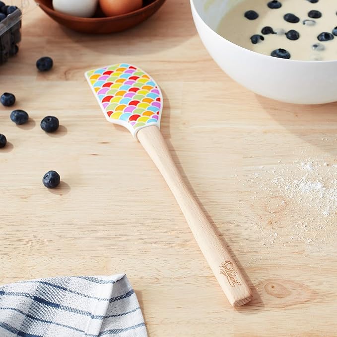 Tovolo Spatulart Classic Print Conversion Spatula, Long-Lasting Color, Dishwasher Safe, Heat-Resistant 600ᴼF 81-26131