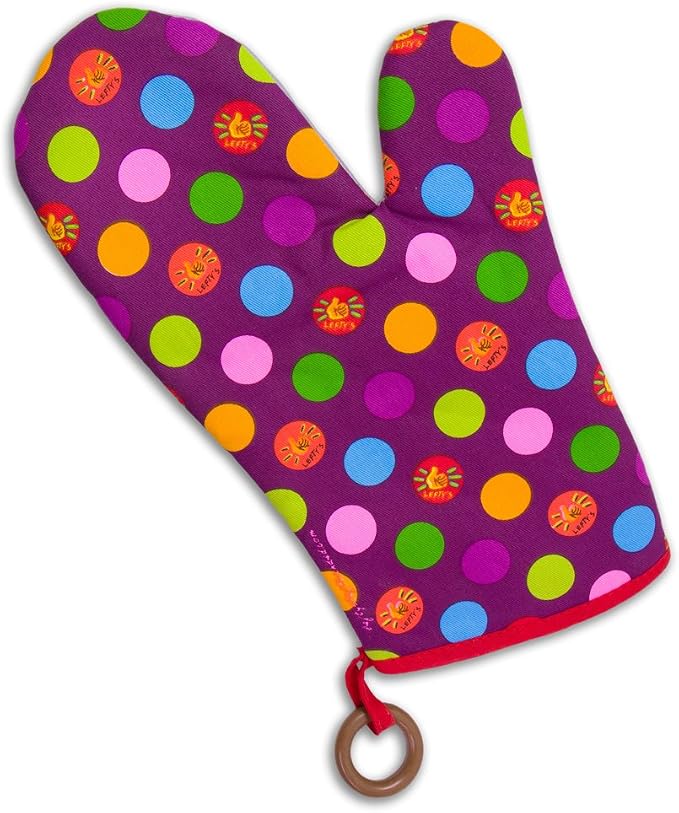 Lefty's Kitchen Tool Set Includes Left Handed Can Opener, Oven Mitt and 4 Bamboo Utensils, 6 Pcs.