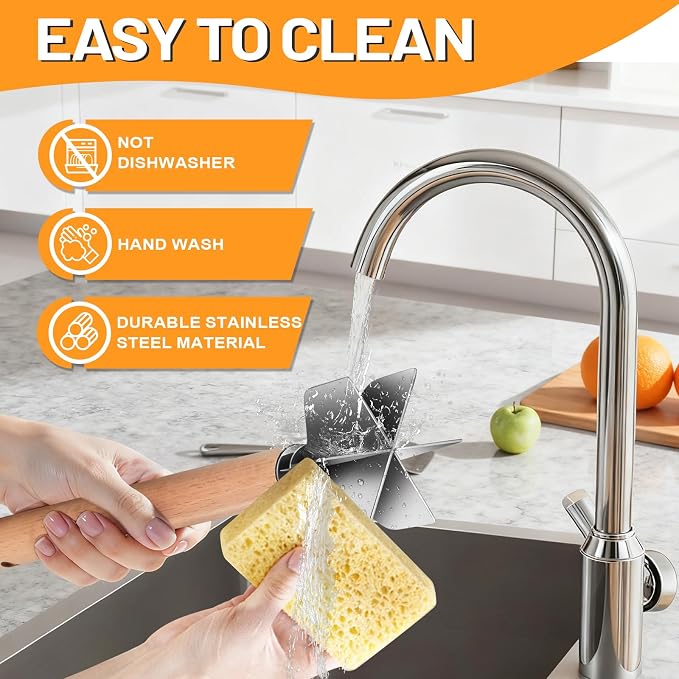 11 inch Stainless Steel Meat masher with 6 Blades, Metal Potato Masher, Ground Beef chopper tool, Suitable For Making Ground meat, Mashed potatoes, Jam and more(two pack)