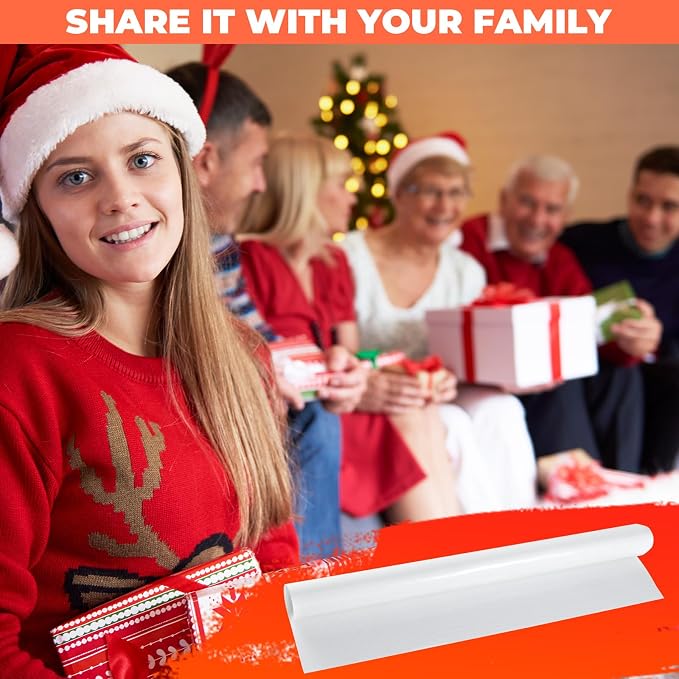 16IN x 6FT Silicone Baking Mat Roll - Large Food Grade Silicone Sheet Heat Resistant for Oven Freeze Dryer Liner, Non-stick Pastry Mat, Non-slip Kitchen Countertop Protector