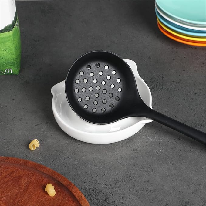 ONTUBE Ceramic Grater Plate for Ginger, Garlic, Onion (5.5" x 1 Pieces)