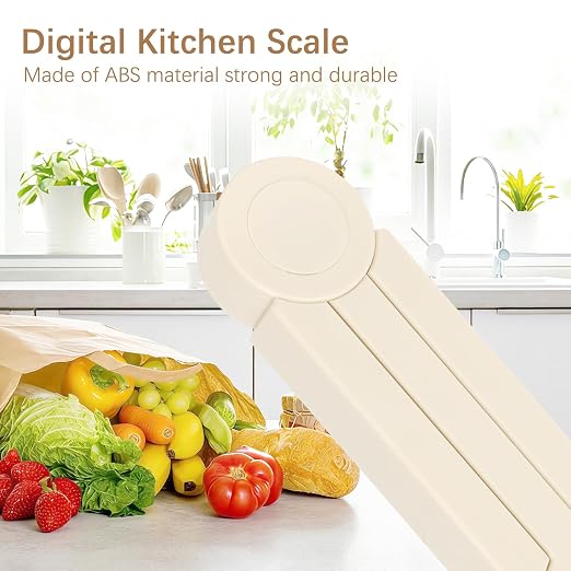 Folding Food Scale, Digital Kitchen Scale, Portable Food Scale Travel Scale for Food, Collapsible Mini Pocket Scale Grams and Ounces, Ideal for Diet Calorie Control Compact Kitchen (Pink)