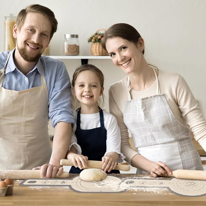 Koolstuffs Silicone Bread Sling for Dutch Oven, 2 PCS Non-Stick & Easy Clean Reusable Silicone Bread Baking Mat with Long Handles, Easy to Transfer Sourdough Bread, Gray