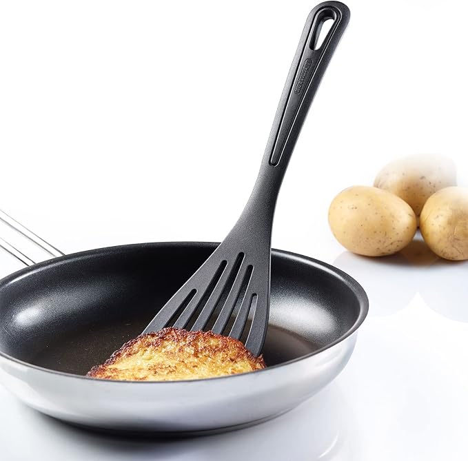 Westmark Gentle Plus 283522E9 Crepe Spatula + Spatula, Heat Resistant up to 270 °C, PPA, Black