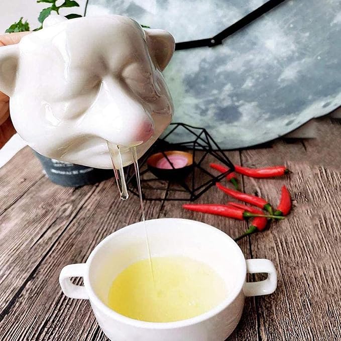 Ceramic Egg Yolk Separator, Funny Snot Cute Ceramic Snot Egg White Separator Kitchen, Suitable for Cooking Baking, Creative Kitchen tools