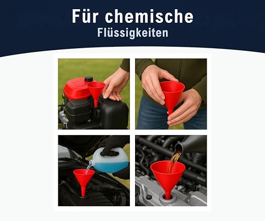 TRICHTERSET Plastik 4 StÃck 60/80/100/120 MM