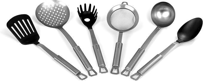 Barazzoni 8640001700 Masher, Stainless Steel, 10.1 x 0.3 x 0.3 inches (25.7 x 8 x 8 mm), Potato Masher, MY UTENSIL