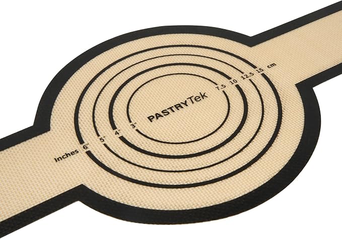 Restaurantware Non-Stick Baking Mat - 1 Count - 22.7 x 8.3 x 0.03 Inches - Silicone Dutch Oven Bread Sling - Fiberglass Artisan Bread Mat - Black