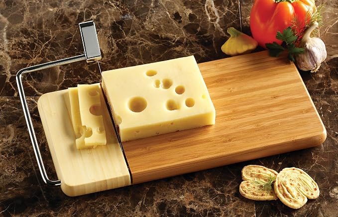 Prodyne - 126-B Prodyne Bamboo Cheese Slicer, 12" x 6"