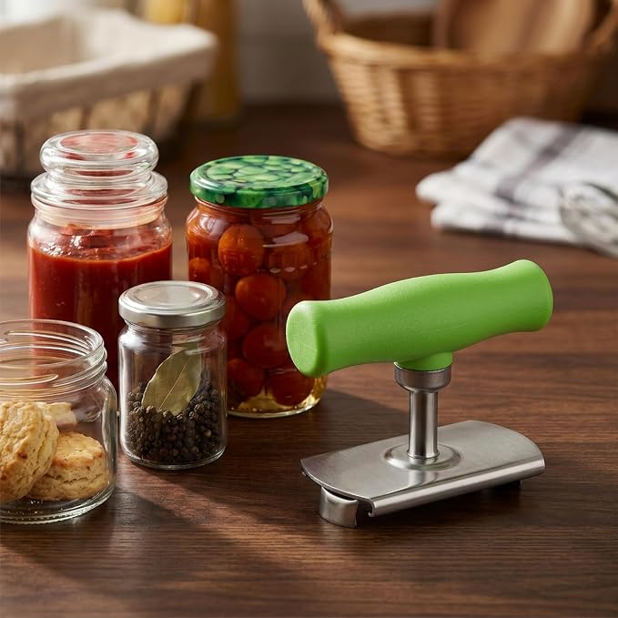 2Pcs Adjustable Jar Opener, Stainless Steel Labor-Saving Can Opener for Weak Hands Seniors, Universal Bottle Lid Gripper Tool for All Size Jars & Bottles