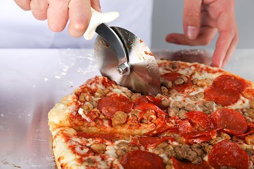 Dexter-Russell 2¾" Pizza Cutter | P3A-PCP | SANI-Safe Series | High-Carbon Steel Blade with Smooth Rolling Action | Textured Non-Slip Handle | Made in USA