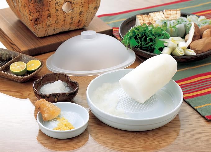 Kyocera 6.5" Ceramic Ginger & Garlic Grater, Medium – Fine Zester for Cheese, Citrus, Chocolate & More – Non-Slip, Rust-Proof, Dishwasher Safe | KYOCERA Ceramic Ginger Grater: Ultra-Sharp Non-Reactive Shredder for Garlic, Cheese, & Vegetables with Non-...