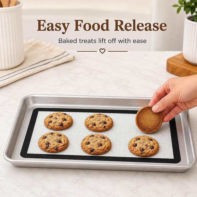 10 Pcs Silicon Baking Mat Compatible with Harvest Right Freeze Dryer | Baking Silicone Mat for Baking, No Stick Durable Silicone Cooking Mat Easy Clean Trays Drying Liners for Kitchen