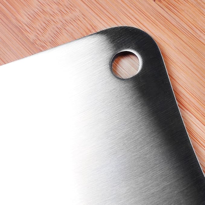 Utopia Kitchen 7 inch Cleaver Knife Stainless Steel Chef Butcher Knives for Meat, Vegetable Multipurpose Kitchen Chef Knife Chopping Bone