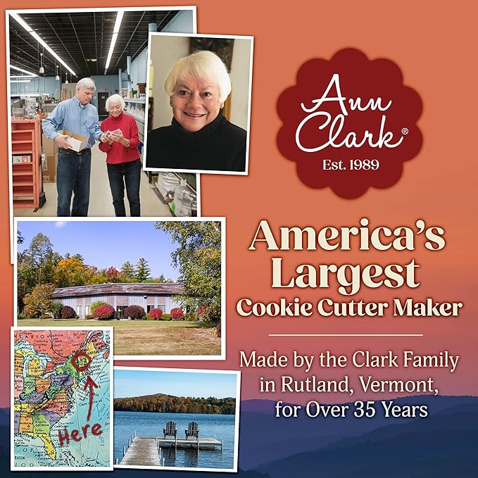 Ann Clark Seashell Cookie Cutter, 3-1/4" Made in USA