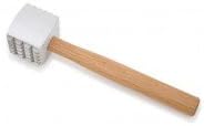 Royal Industries Aluminum Meat Tenderizer w/ Wood Handle