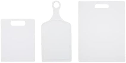 Farberware Reversible Plastic Cutting Board Set, 3-Piece