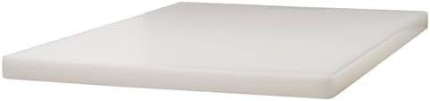 Winco 15" x 20" White Heavy-Duty Plastic Cutting Board