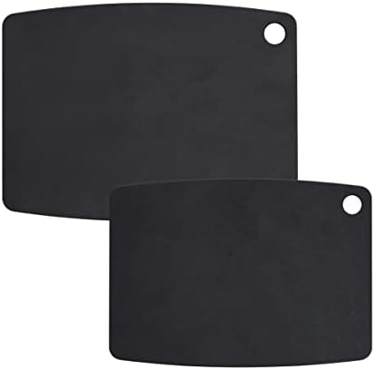 Zeller Eco 26052 Chopping Board 29.8 x 21.5 x 0.6 cm Wood Fibre Laminate Black