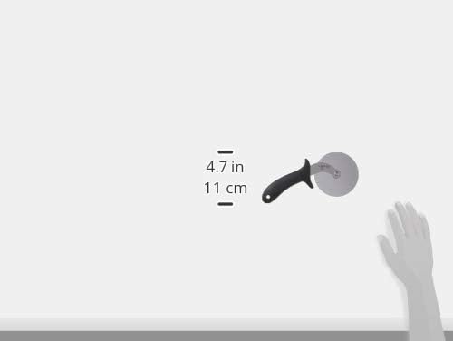 Winco Black Plastic Pizza Cutter, Blade, Handle