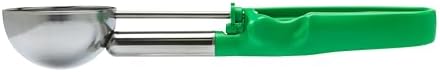 【Extended】Size 12 GREEN (2.78 oz.) VODOMAX Commercial Food Disher, Portioner, 13 Sizes, #12 Scoop, Stainless SUS304, Palm-Squeeze Disher, Large Food Disher, Gelato Scoop, Ice Cream Scoop