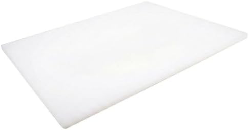 Commercial Grade 24x18 Plastic Cutting Board, Extra Large 1/2" Thick Poly