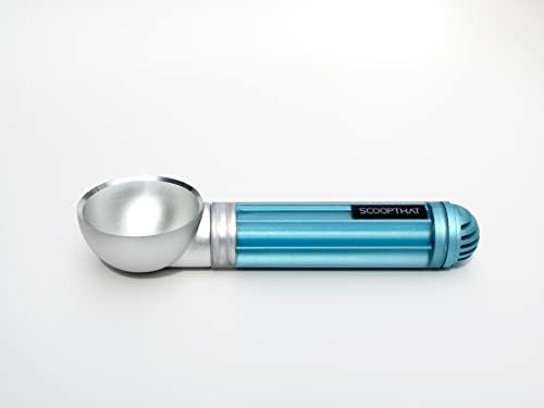 ScoopTHAT Radii Warming Ice Cream Scoop, Silver/Blue