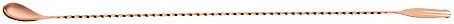 Barfly Fork Bar Spoon, End 19 5/8" (50 cm), Copper