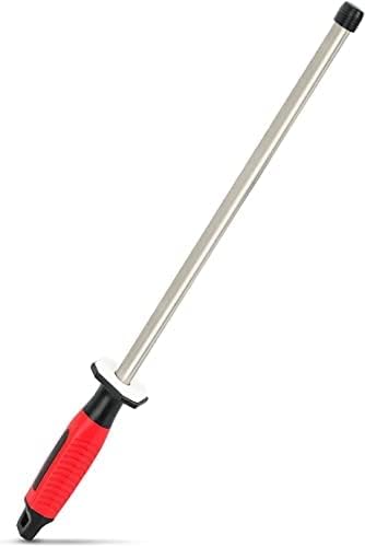 Kota Japan 12 in. Diamond/Ceramic Dual-use Professional Knife Sharpener Rod for Kitchen, Hunting Knives or other Tools. Master Chef, Hunter or Home Gourmet. Steel Blade Sharpening Rod or Stick.