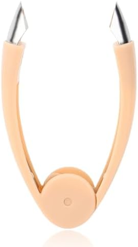 Strawberry Huller, Stainless Steel Fruits Vegetable Stem Remover Tomato Pineapple Corer Ergonomic Non-Slip Handle Strawberry Tomato Corer Kitchen Gadget(Orange)
