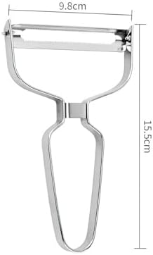 CooCoo Baby Y Peeler 3.5 in (90 mm) Stainless Steel Horizontal Straight Blade Kitchen Gadgets Utensils Set Vegetable Peeler for Kitchen Potatoes Peeler Potato Pillar Speed Peelers Veggie Peeler