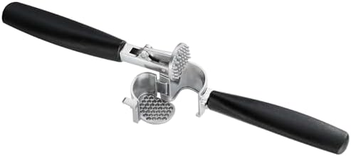 Küchenprofi Stainless Steel Garlic Press with Non-Stick Coating, 8.5" x 2.4"