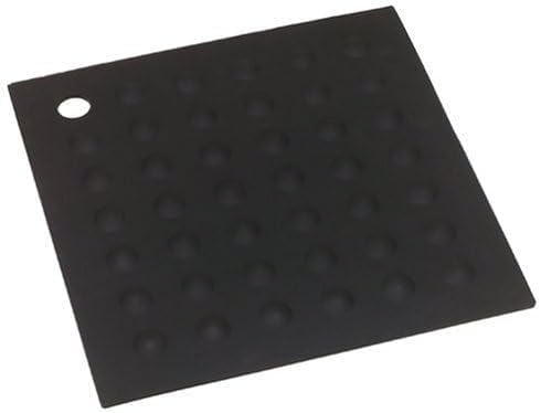 Lamson Silicone Pot Holder, 7 x 7 in Heat Resistant Trivet, Black | Rated to 450F; grips the counter and the pan; BPA free and dishwasher safe; also works as a jar opener
