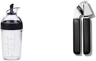 OXO Good Grips Little Salad Dressing Shaker + NEW OXO Good Grips Garlic Press
